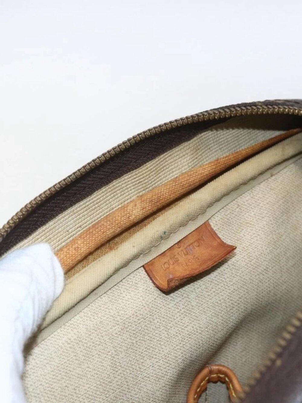 LOUIS VUITTON Monogram Deauville Hand Bag M47270 LV Auth hk3386 - Picture 10 of 16